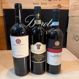 Vino - Set 3 rossi toscani 