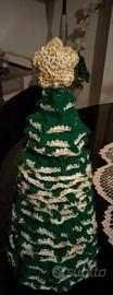Albero di Natale fatto all'uncinetto