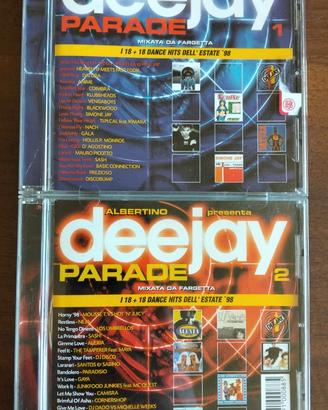 Deejay Parade due CD con 18 + 18  hits dance 1998