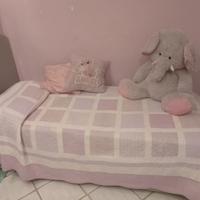 letto singolo con contenitore