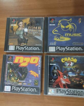 psx One  4 videogiochi 