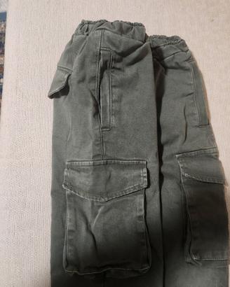 pantalone cargo per bambino taglia 8 anni