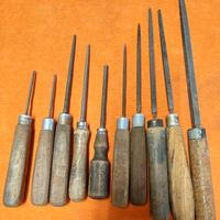 Dieci lime quadrate e tonde antiche