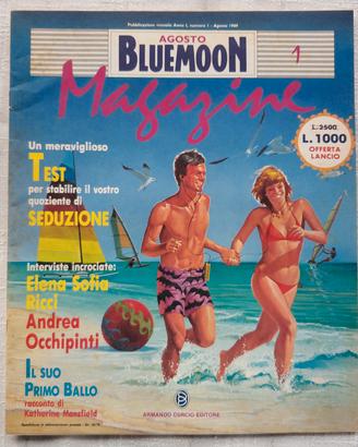 BLUEMOON MAGAZINE n. 1 Agosto 1989 Come nuova RARA
