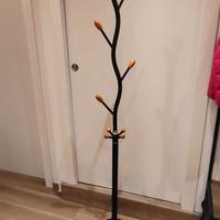 Appendiabiti da ingresso con base in marmo