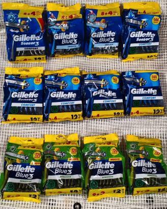 Rasoi Gillette Blue3 lotto 144 rasoi