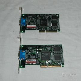 due schede video 4 mb agp , vga s3 trio 3D/2X