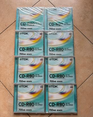 N. 8 TDK CD-R80 CD-R 700MB 80min 52x