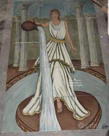 Dipinto su Mattonelle effetto mosaico