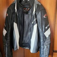 giacca moto in pelle MTECH