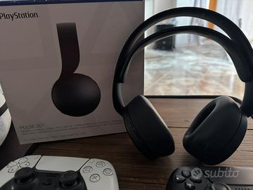 Unico blocco cuffie , 2 controller e giochi