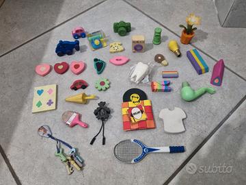 Lotto di 60+ Gomme Gommine anni '70 '80 90 Vintage