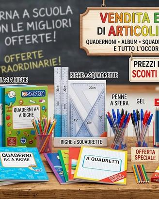 Articoli per la scuola sottocosto