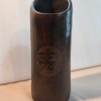 Porta Pennelli Cinese (Bitong) in Ceramica  con Si