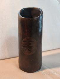 Porta Pennelli Cinese (Bitong) in Ceramica  con Si