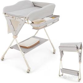 COSTWAY Fasciatoio Pieghevole Neonato, Portatile,