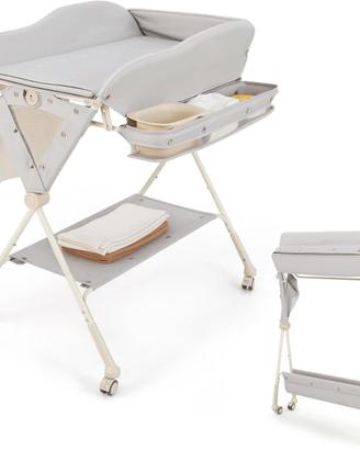 COSTWAY Fasciatoio Pieghevole Neonato, Portatile,