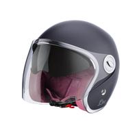 CASCO JET VINTAGE MOTO STORME CLYDE DOPPIA VISIERA