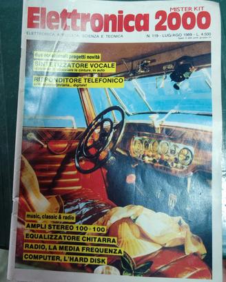 fascicolo elettronica 2000 1989