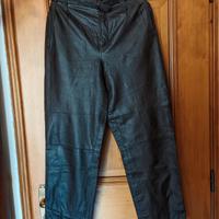 Pantaloni in vera pelle di vitello 