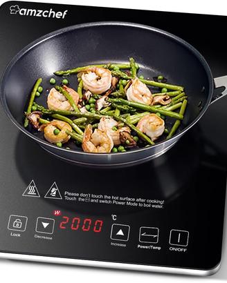 Piastra ad induzione,AMZCHEF piano Cottura a induz