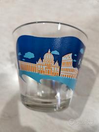 Tazza Vetro centrale del latte di Roma 