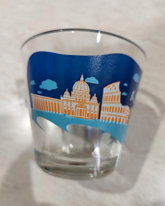 Tazza Vetro centrale del latte di Roma 