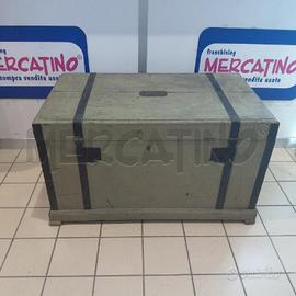 BAULE 100X55X60 VERDE SALVIA NERO 2 MANIGLIE