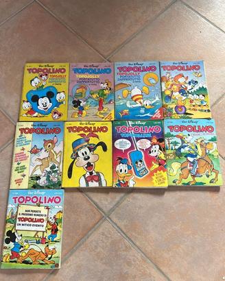 Lotto 9 Fumetti Topolino Vintage Anni '90