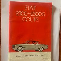 Fiat 2300 S Coupe’ Libretto Uso e Manutenzione