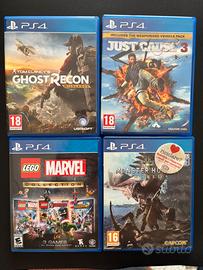 Bundle Giochi PS4 (Monster Hunter, Just Cause 3…)