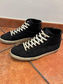 Sneakers stivaletto blu e bianche