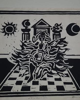 Alchimia Massonica Mazzonelli (1991) Linoleografia