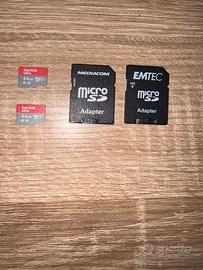 Micro SD SanDisk Ultra 64GB e adattatori