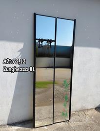 Specchio con appendiabiti 
