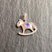 Ciondolo di amethyst in argento