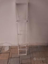4x scaffale Ikea Lerberg CD/DVD da parete/ bianxo