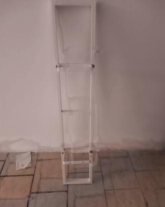 4x scaffale Ikea Lerberg CD/DVD da parete/ bianxo