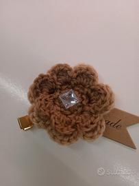 molletta handmade fiore 