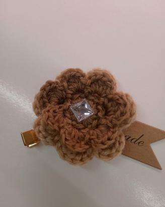 molletta handmade fiore 