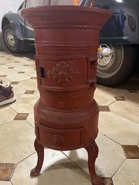 Stufa ghisa antica smaltata