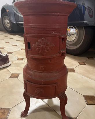 Stufa ghisa antica smaltata