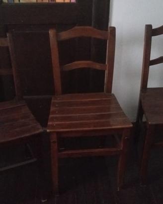 sedie antiche in legno