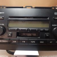 Autoradio Pioneer e Amplificatore originali Toyota