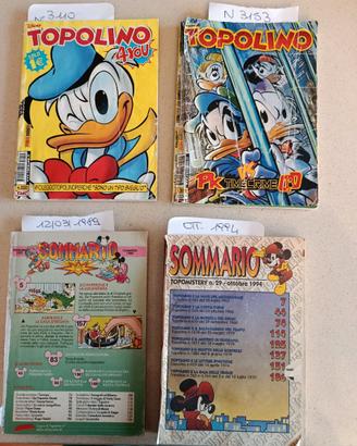 TOPOLINO e giornali simili, 17 pezzi a 10 €