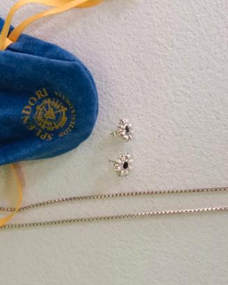 Parure margherite Splendori argento 
