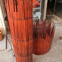 Lampada e Lampadario Ikea in bambù