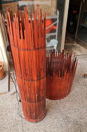 Lampada e Lampadario Ikea in bambù