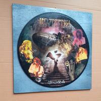 Vinile 33 giri a quadro omaggio ai Led Zeppelin 