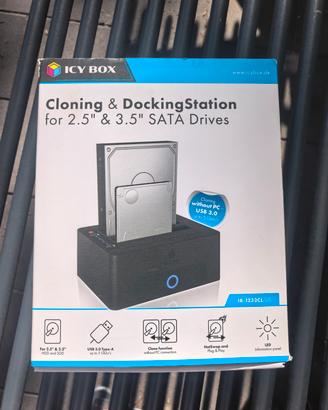 ICY Box Docking clone station Case esterno